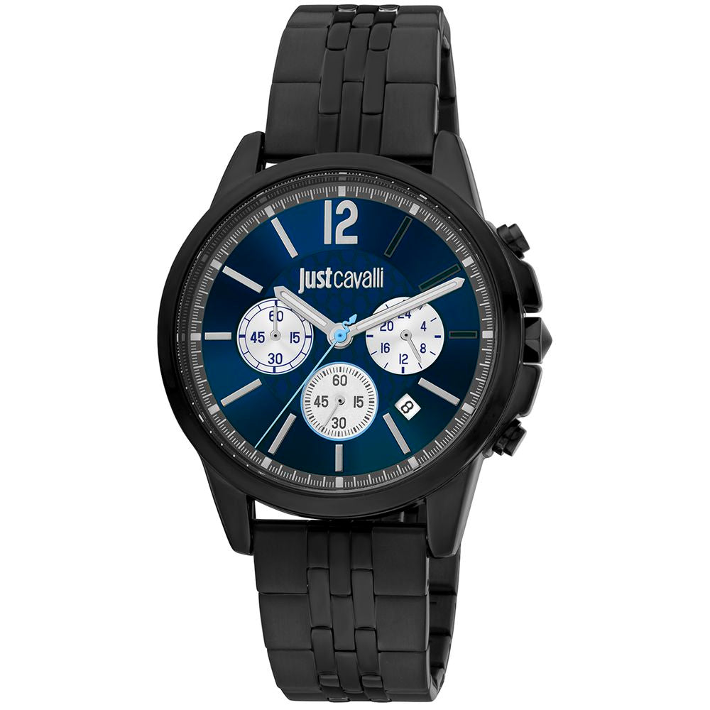 Black Stainless Steel Dress Watch - ventzia