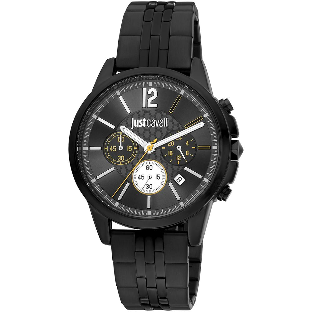 Black Stainless Steel Bracelet Watch - ventzia