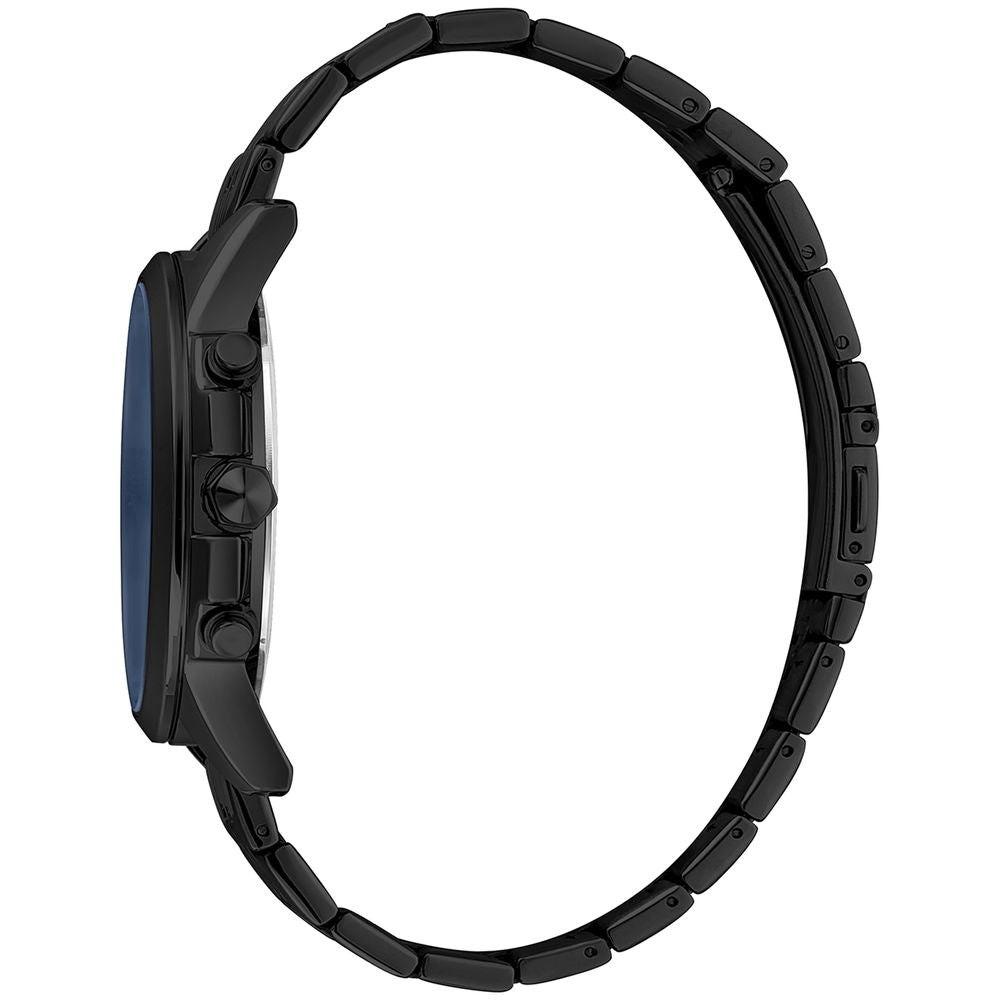 Black Stainless Steel Dress Watch - ventzia
