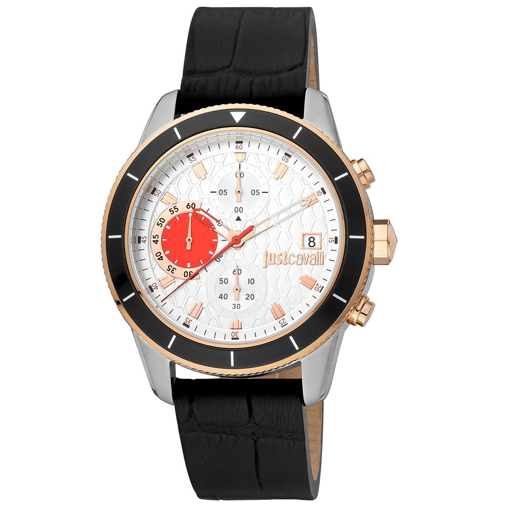 Black Leather Dress Watch - ventzia