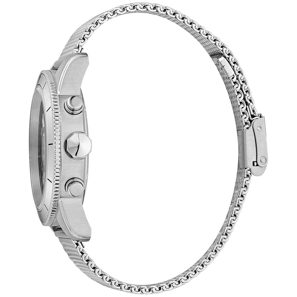 Gray Stainless Steel Bracelet Watch - ventzia