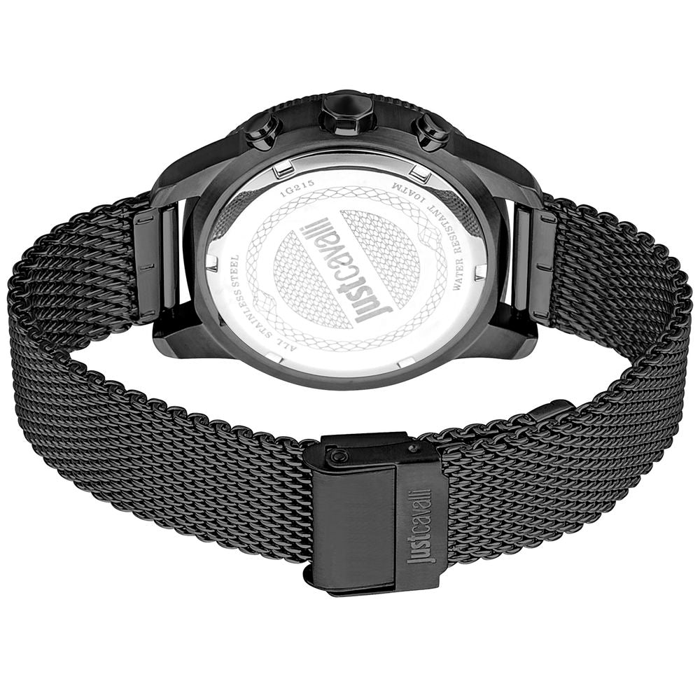 Black Stainless Steel Bracelet Watch - ventzia