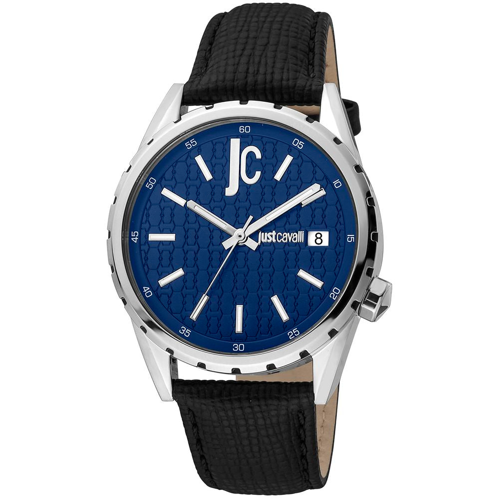 Black Leather Dress Watch - ventzia