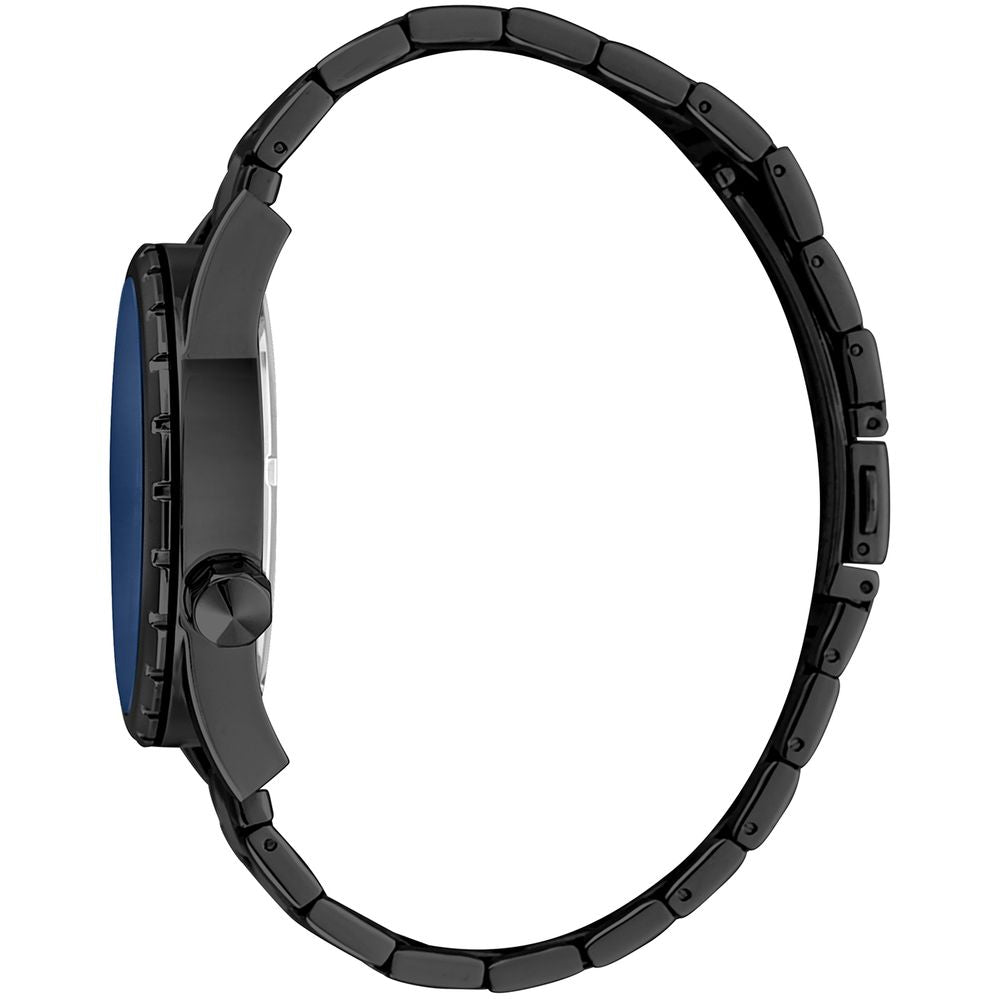 Black Stainless Steel Dress Watch - ventzia