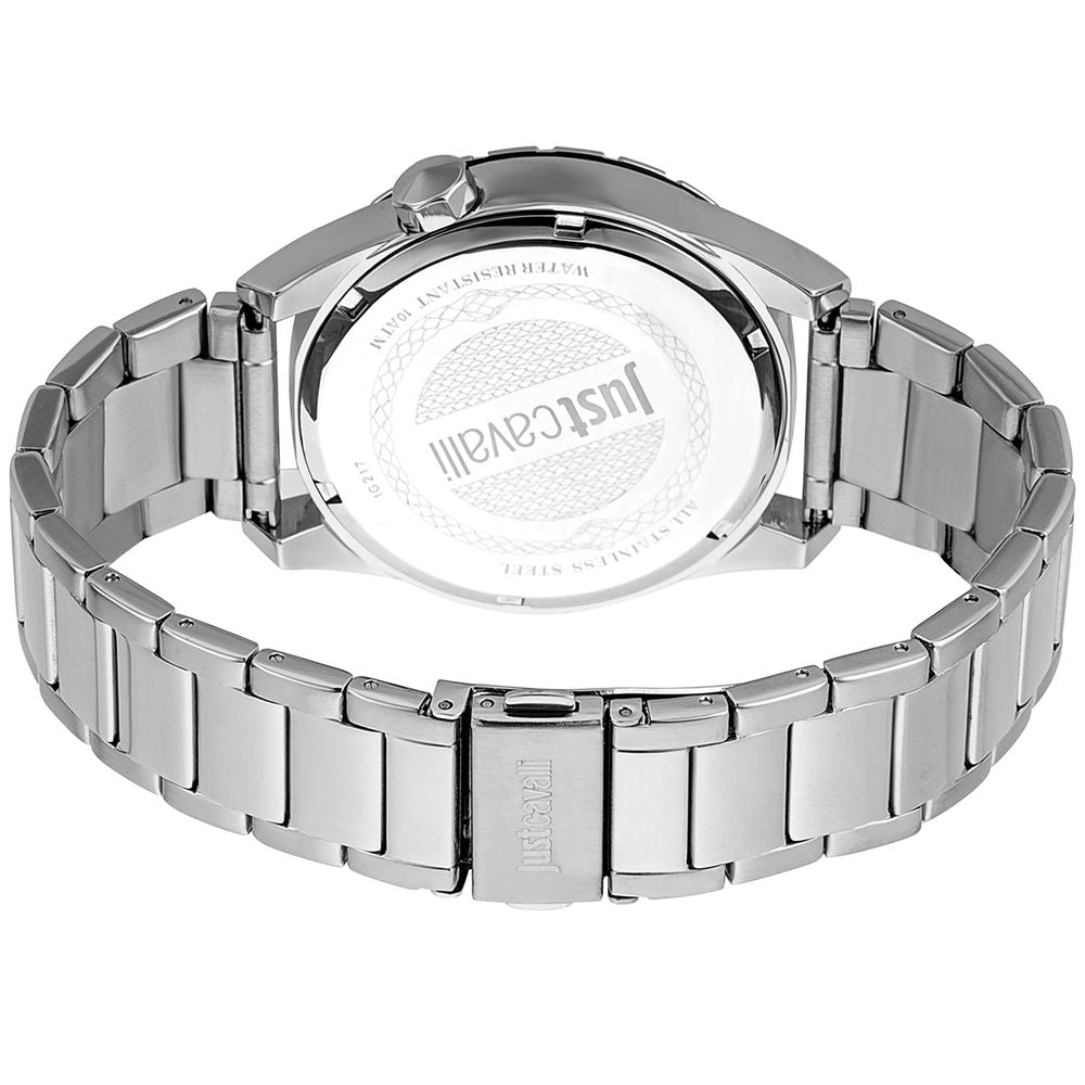 Gray Stainless Steel Dress Watch - ventzia