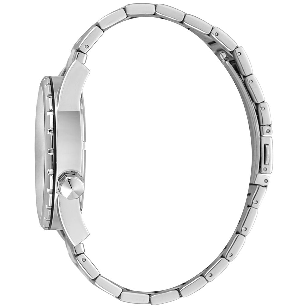 Gray Stainless Steel Dress Watch - ventzia