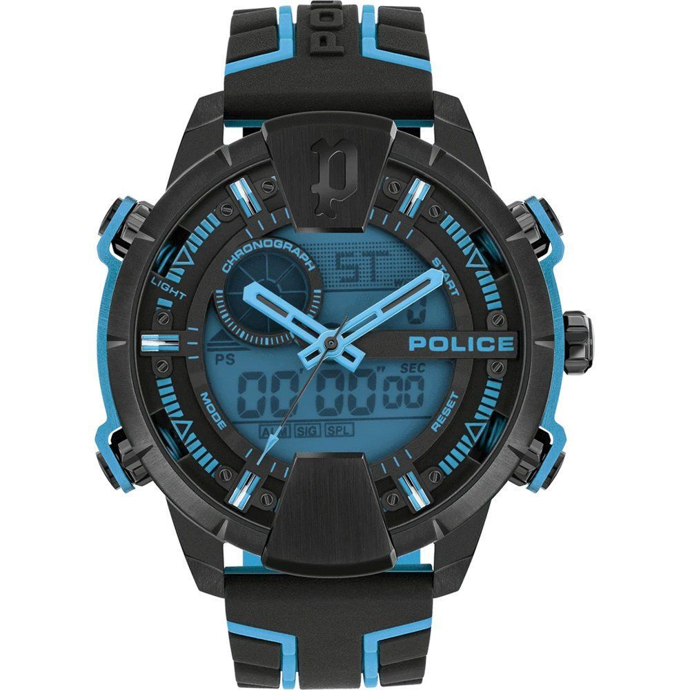 Black Synthetic Sport Watch - ventzia