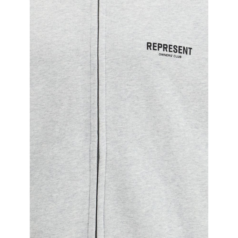 Gray Cotton Sweatshirt - ventzia