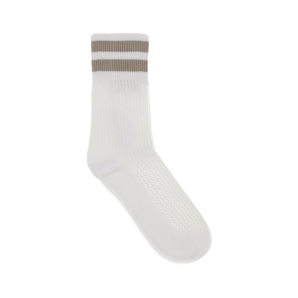 White Cotton Socks - ventzia