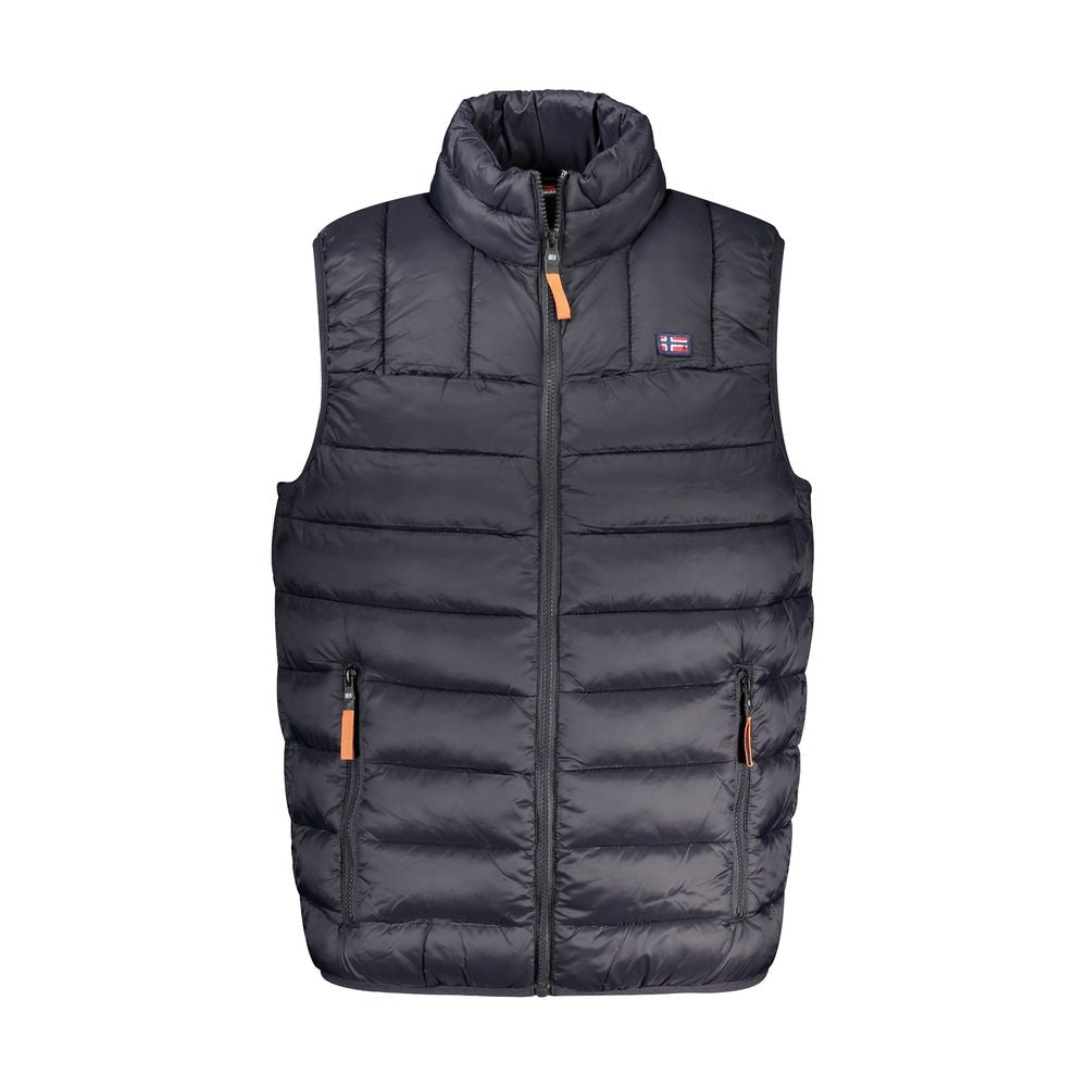 Nero Poliammide Men's Vest - ventzia