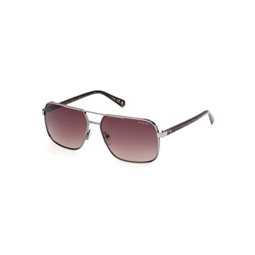 Gray Metal Sunglasses - ventzia