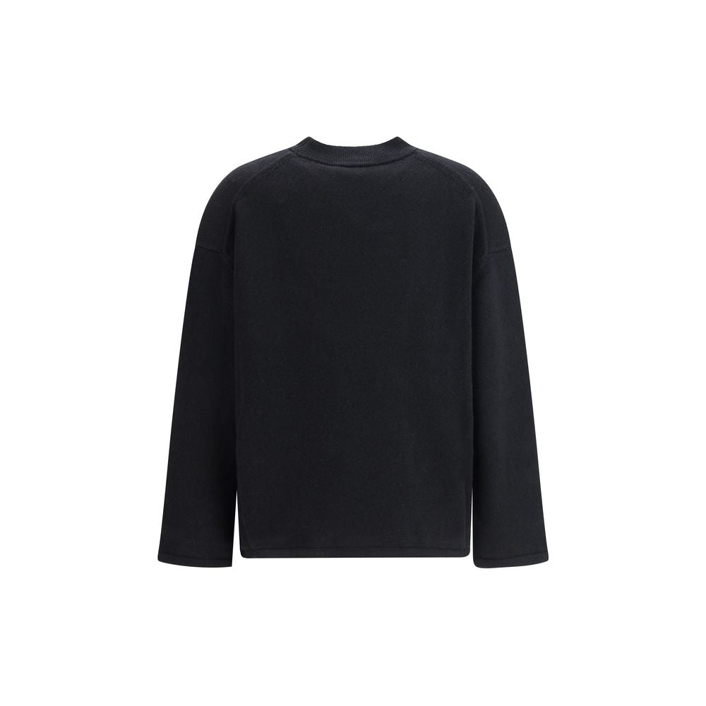 Black Wool Sweatshirt