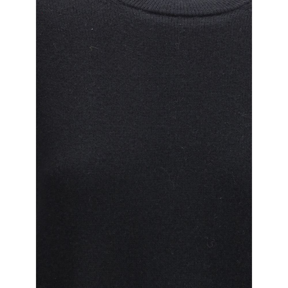 Black Wool Sweatshirt