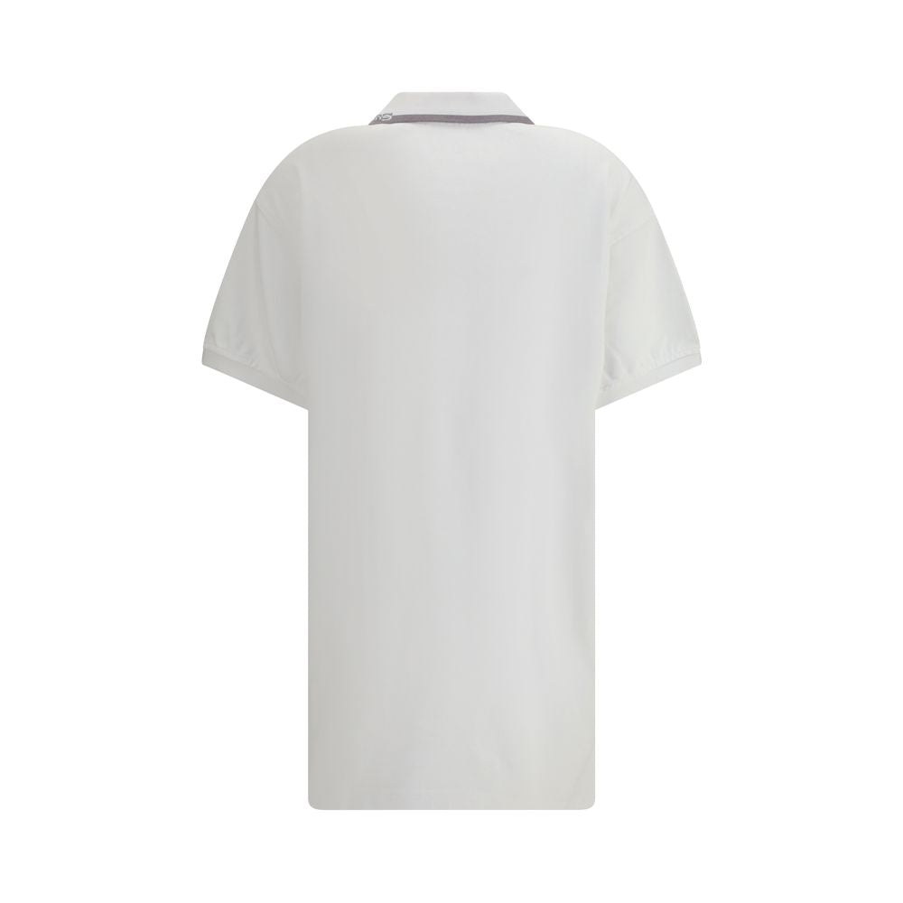 White Cotton Casual Dress - ventzia