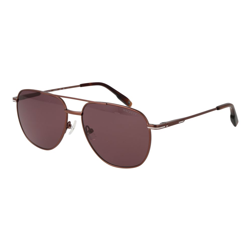 Brown Metal Sunglasses
