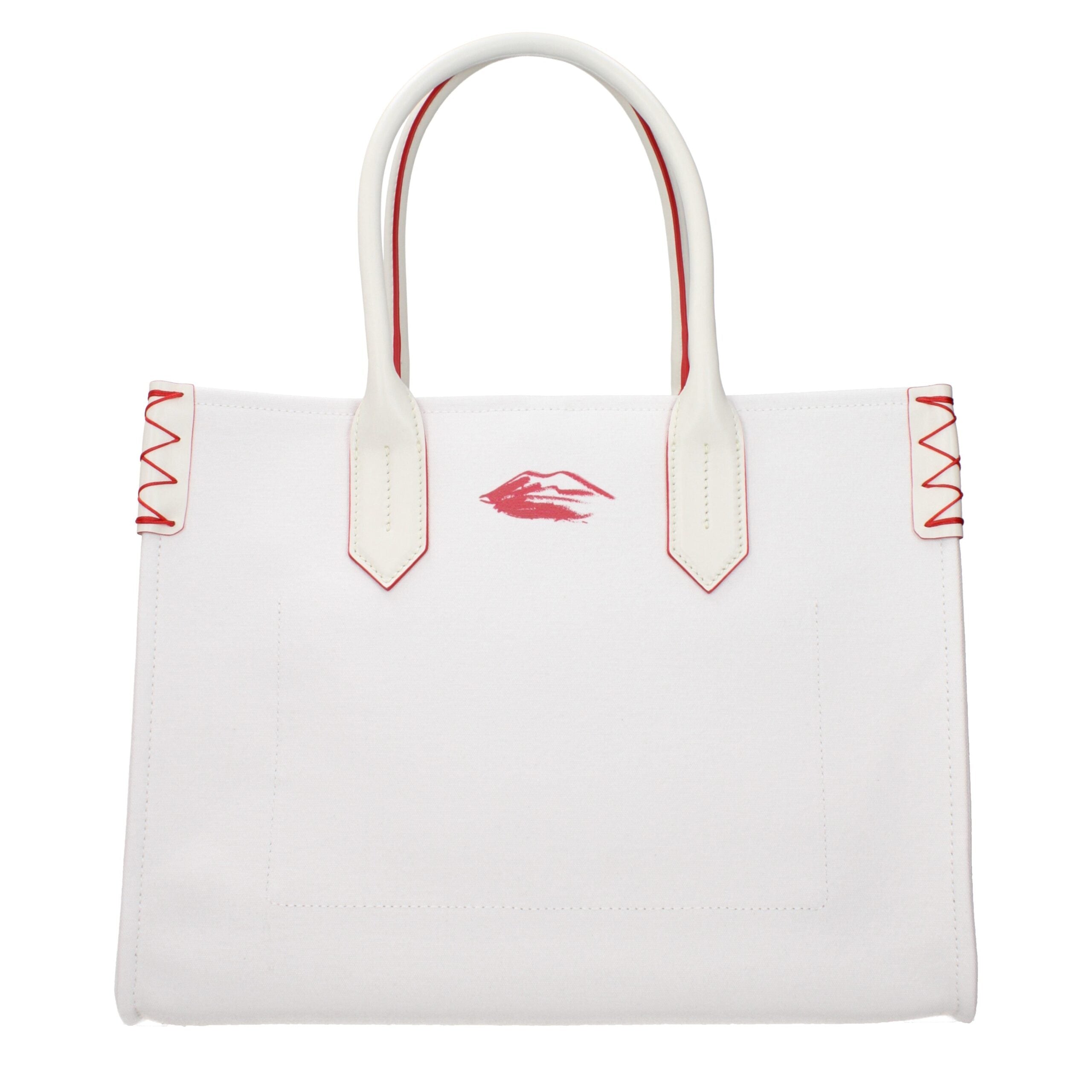 White Fabric Handbag