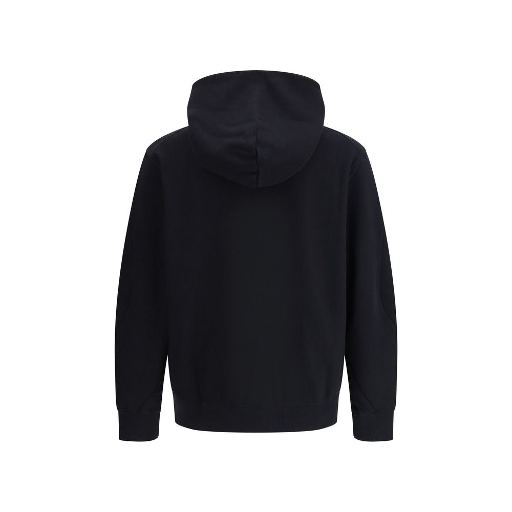 Black Cotton Sweatshirt - ventzia