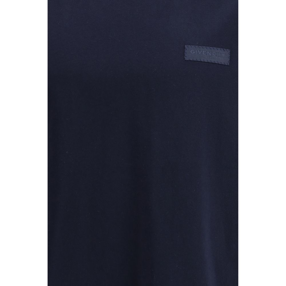 Blue Cotton T-Shirt - ventzia