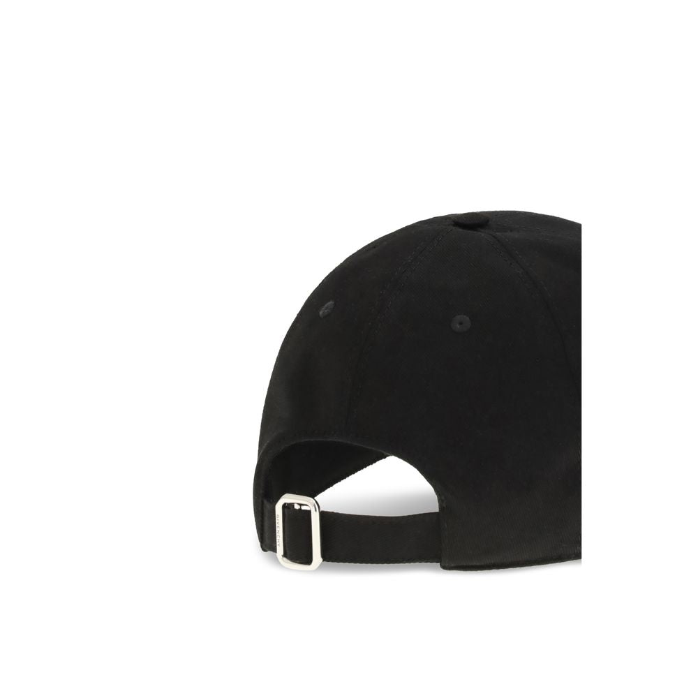 Black Cotton Cap (Baseball Hat) - ventzia
