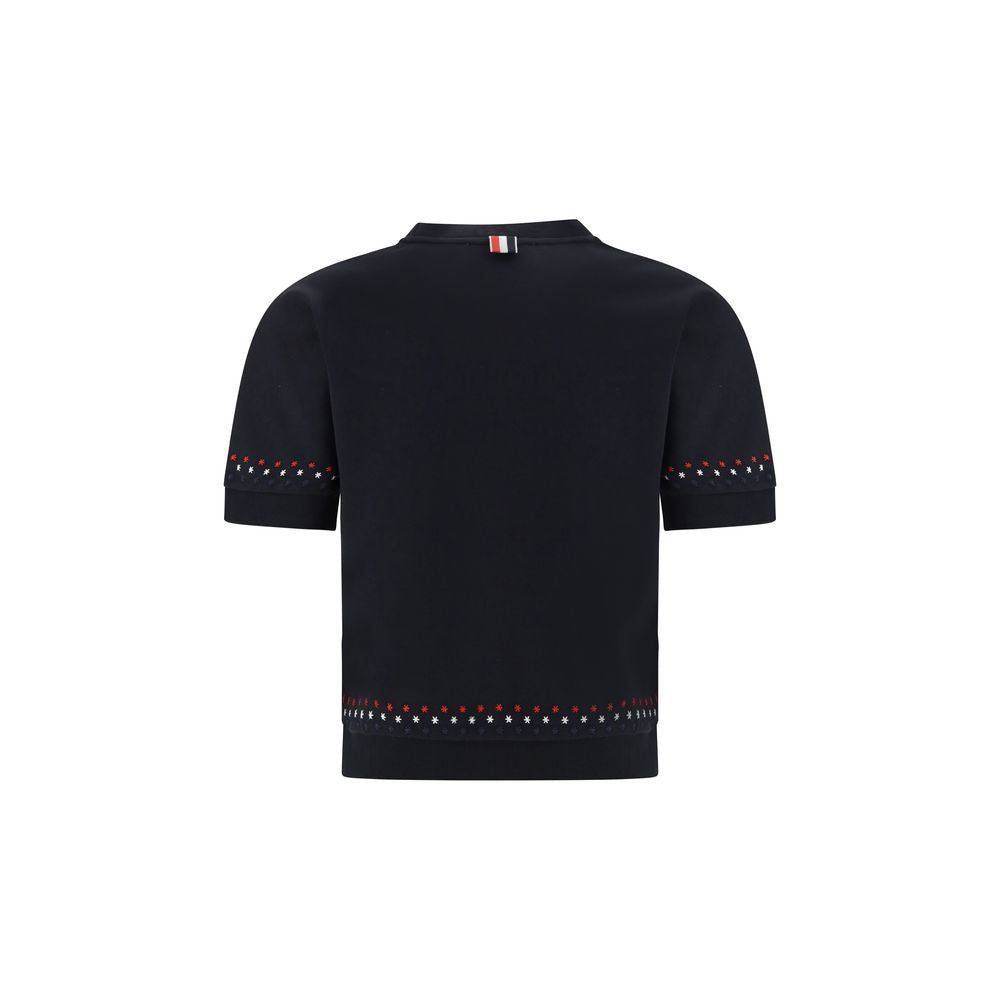 Black Cotton T-Shirt - ventzia