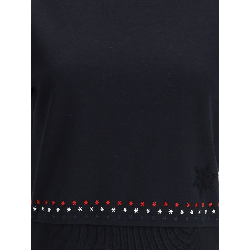 Black Cotton T-Shirt - ventzia