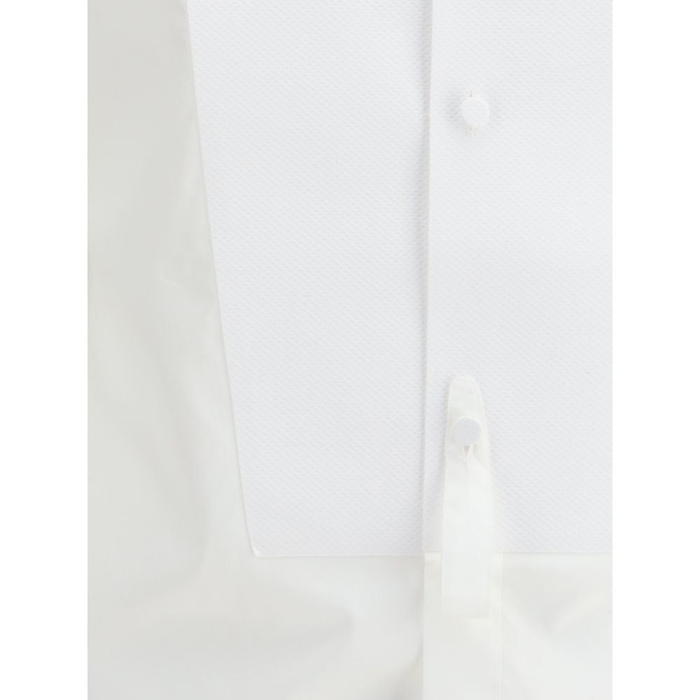 White Cotton Dress Shirt