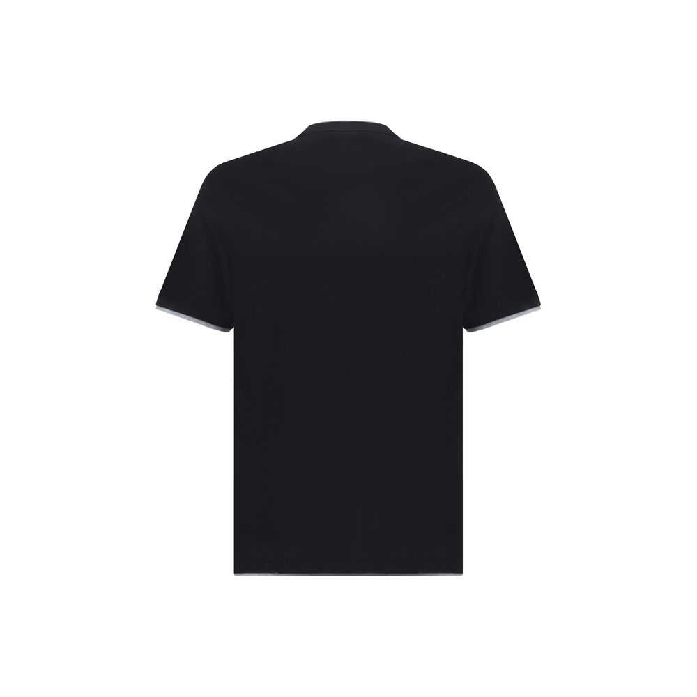 Black Cotton T-Shirt - ventzia
