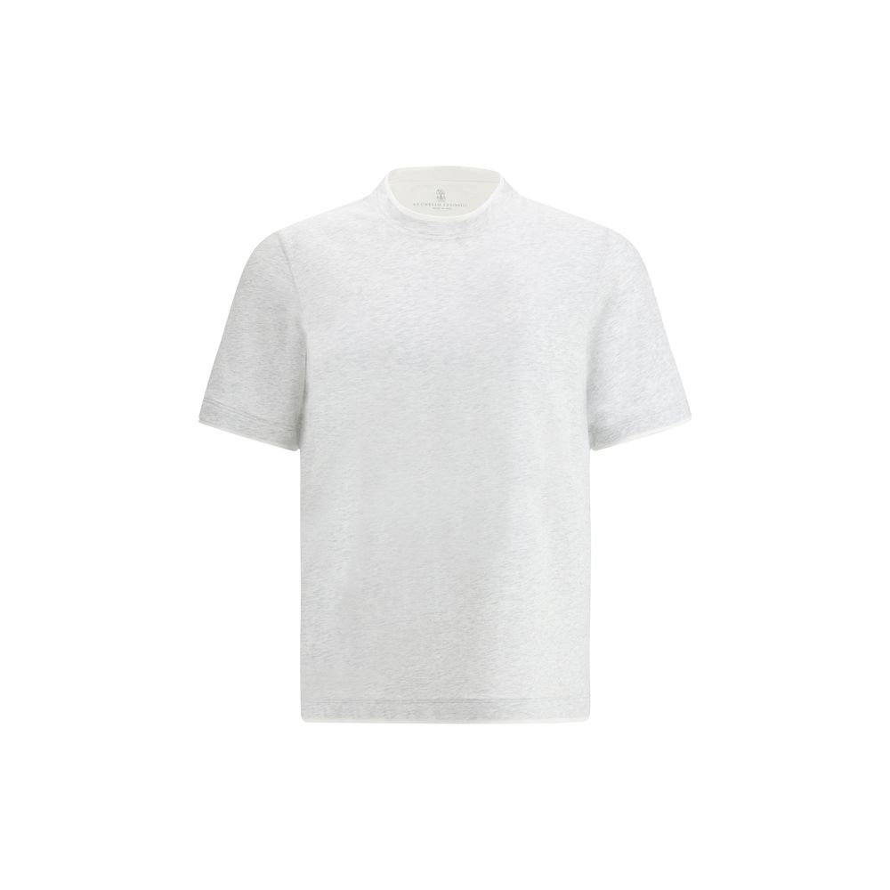Gray Cotton T-Shirt - ventzia