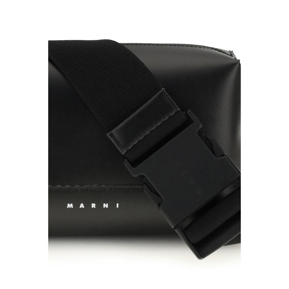 Black Calf Leather Bos Taurus Shoulder Bag - ventzia