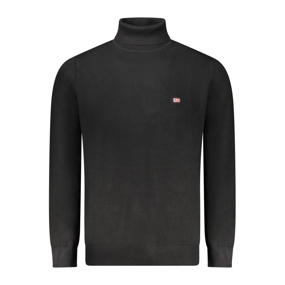 Black Polyester Sweater