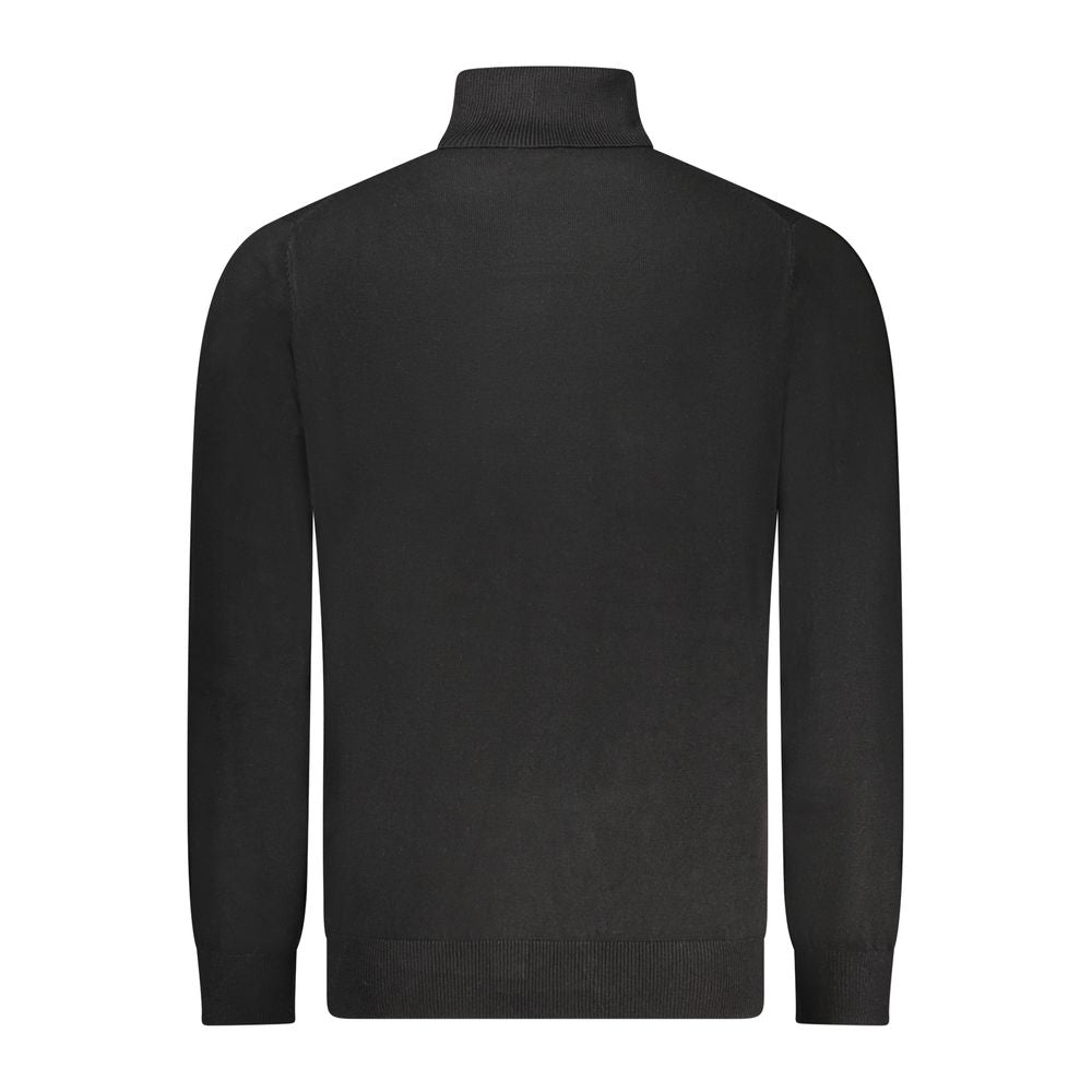 Black Polyester Sweater