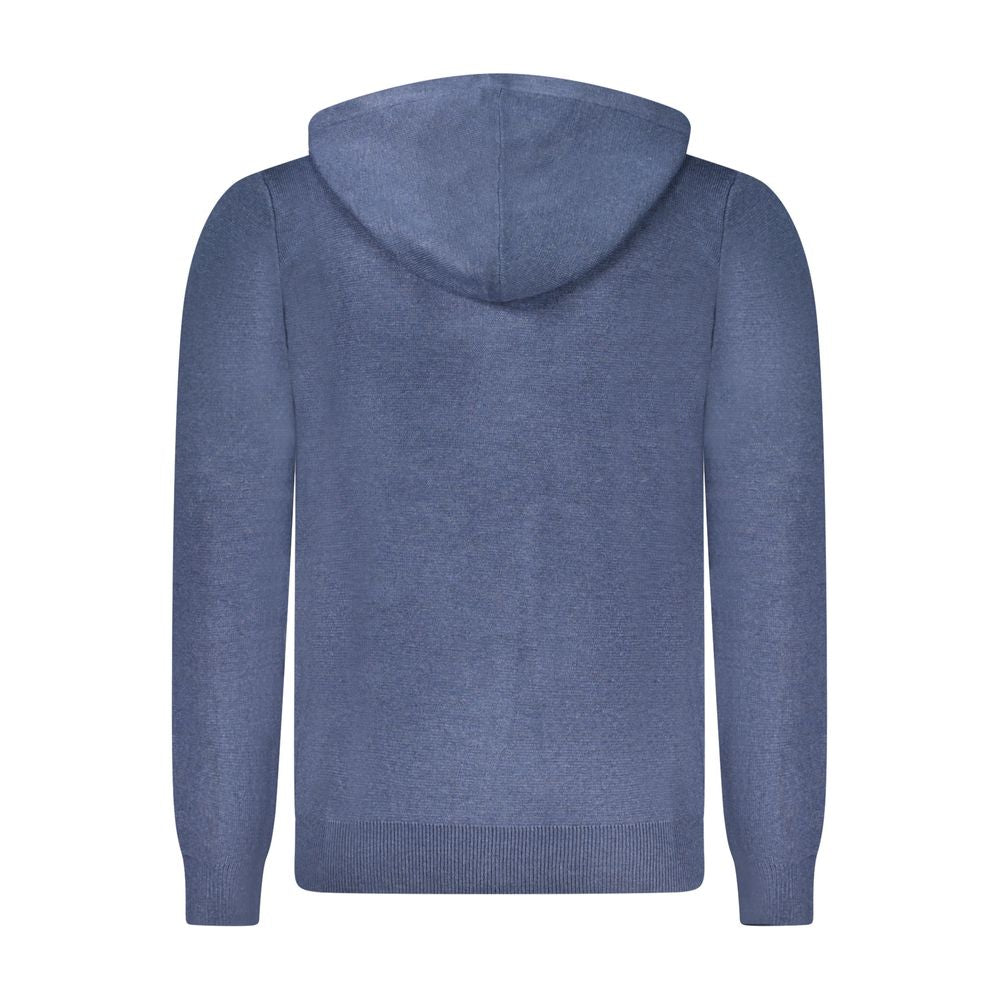 Blu Poliammide Male Cardigan - ventzia