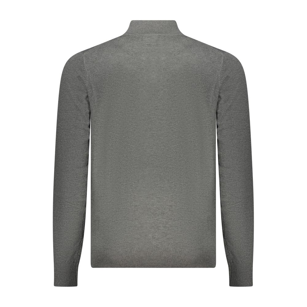 Gray Polyester Sweater