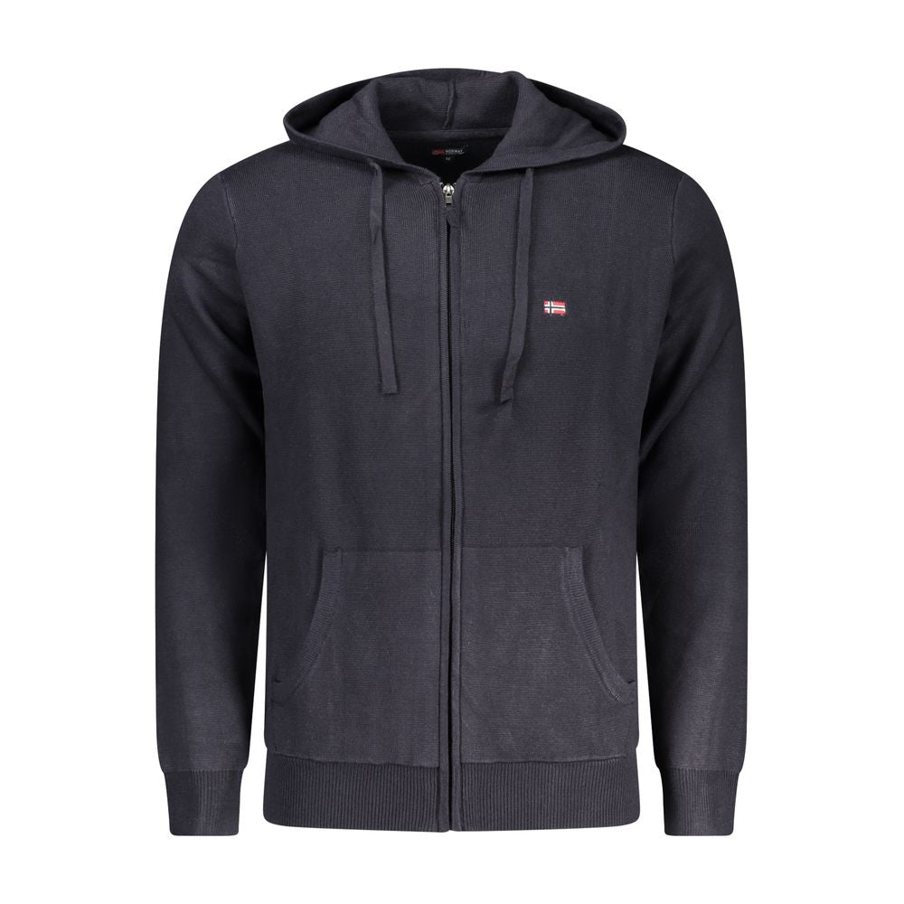 Blu Poliestere Men Cardigan - ventzia