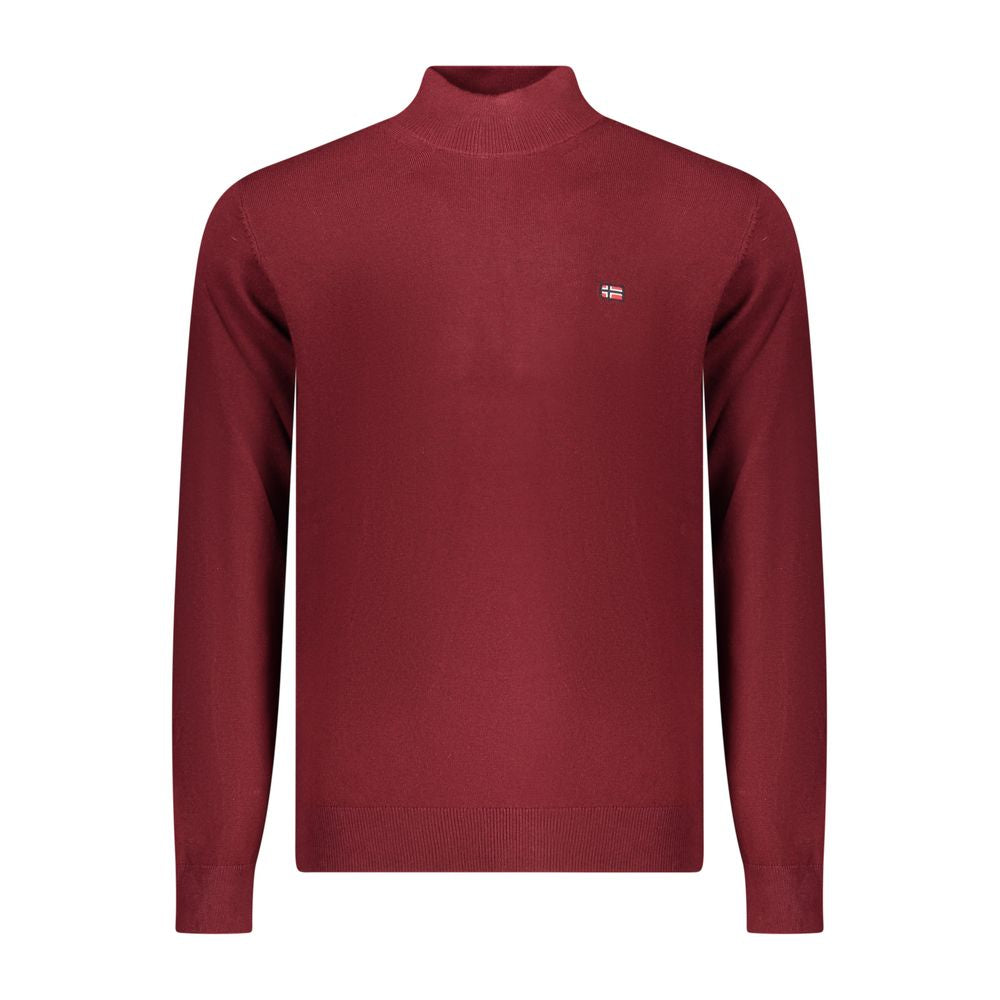 Red Polyester Sweater