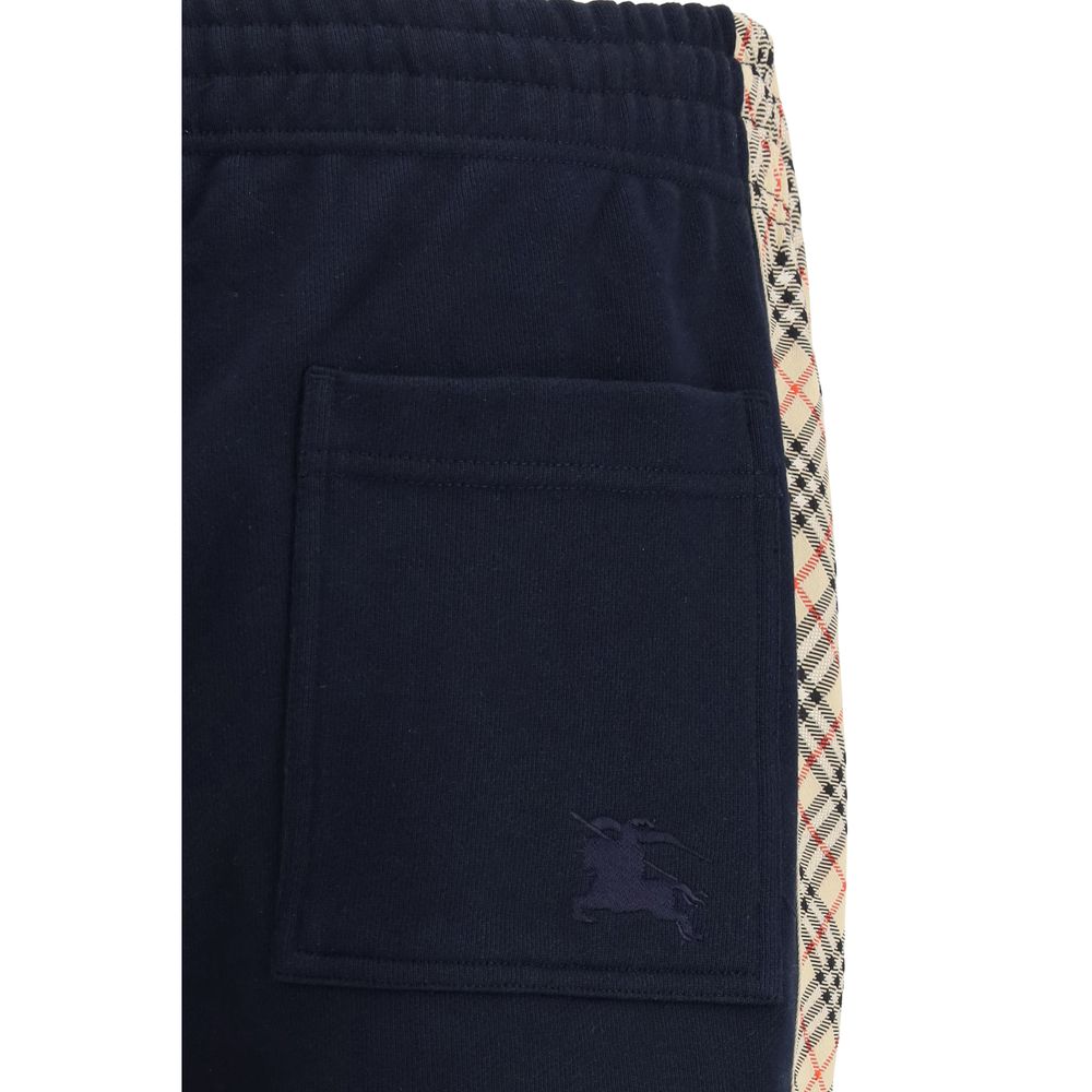 Blue Cotton Joggers (Workout Pants) - ventzia