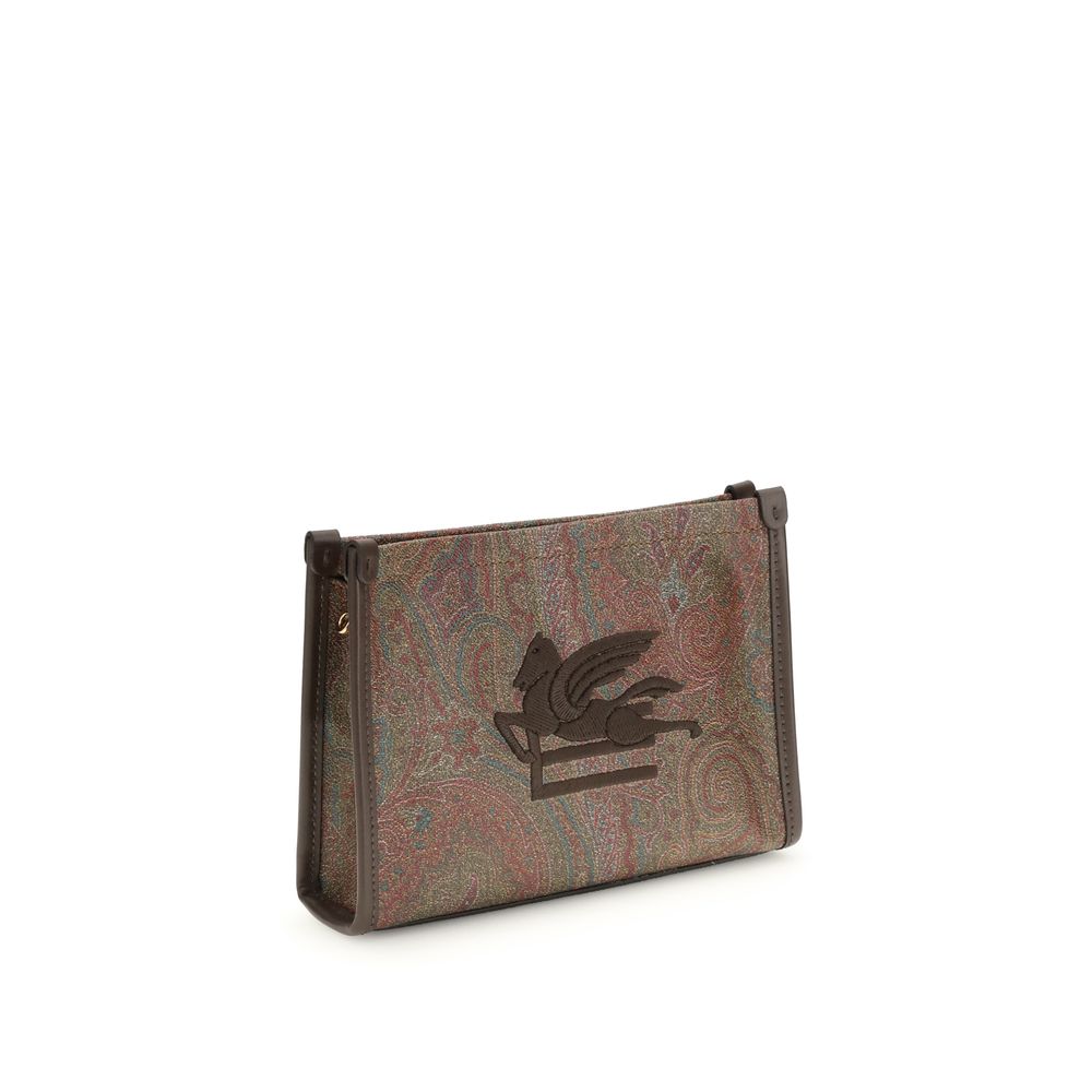 Brown Calf Leather Bos Taurus Clutch Bag - ventzia
