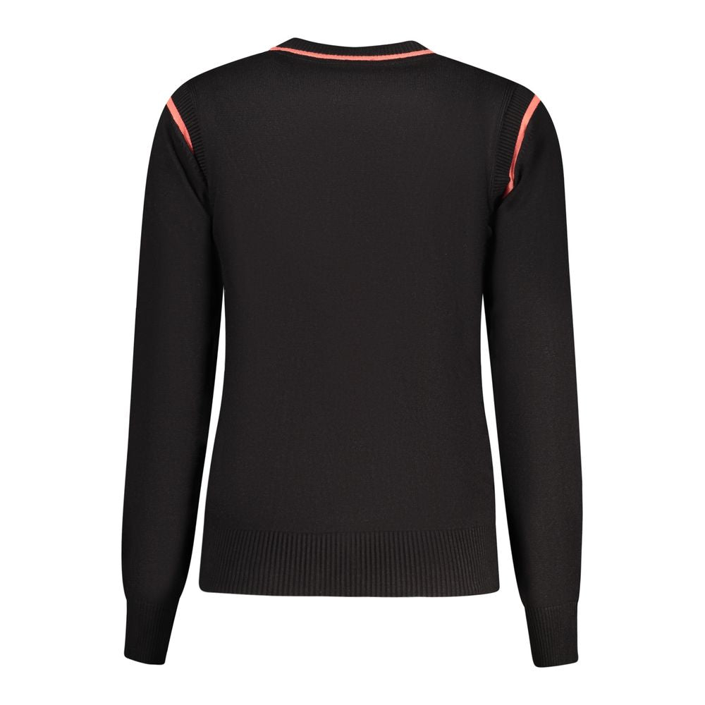 Nero Viscosa Women Sweater - ventzia