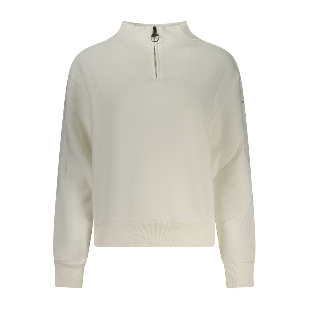 Bianco Cotton Women Sweatshirt - ventzia