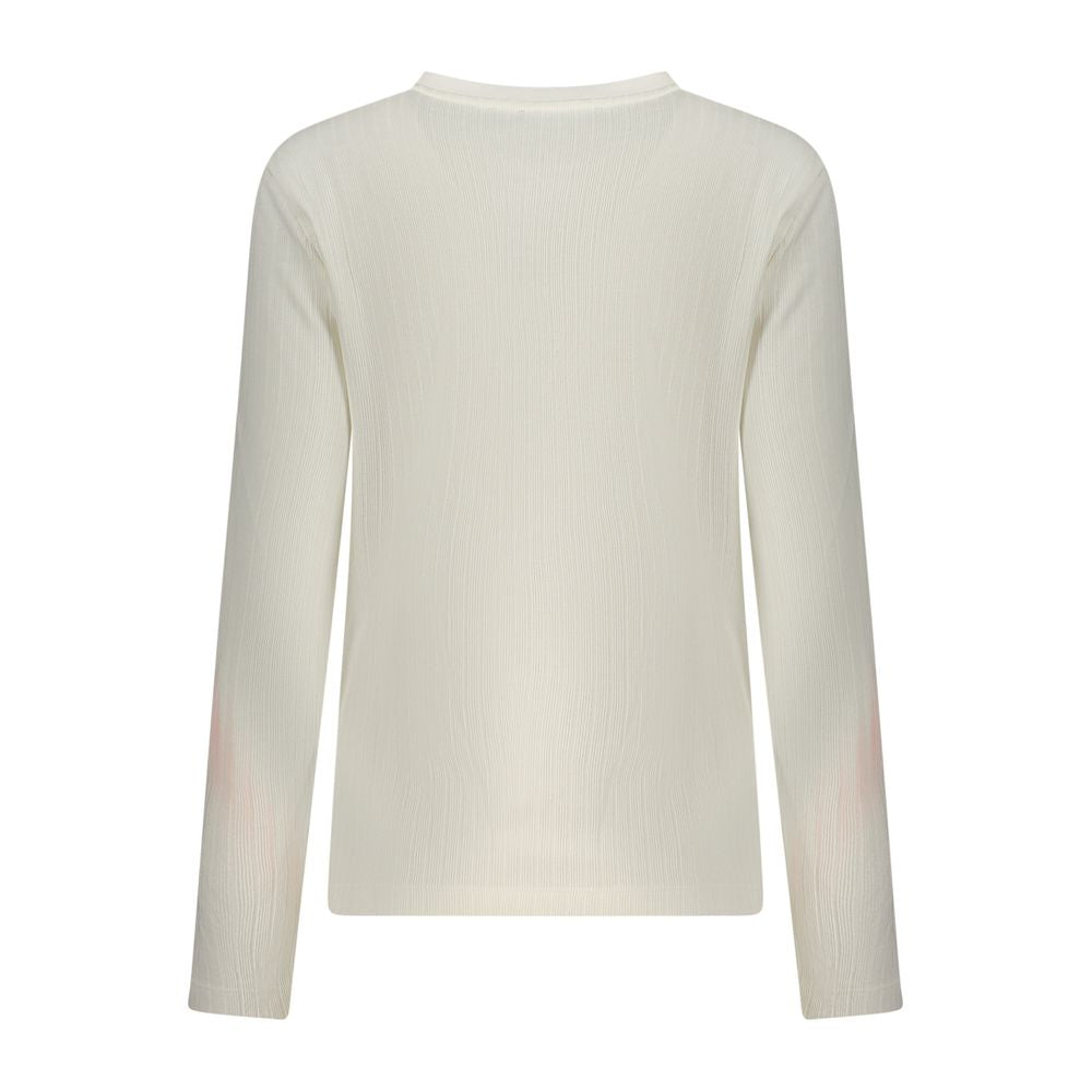 Bianco Polyester Women Sweater - ventzia