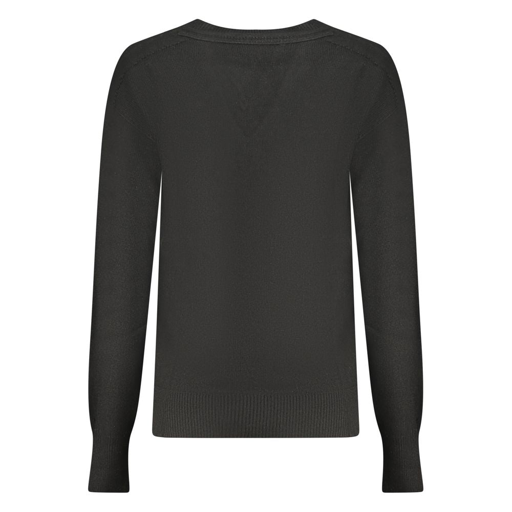 Black Polyamide Women's Sweater - ventzia
