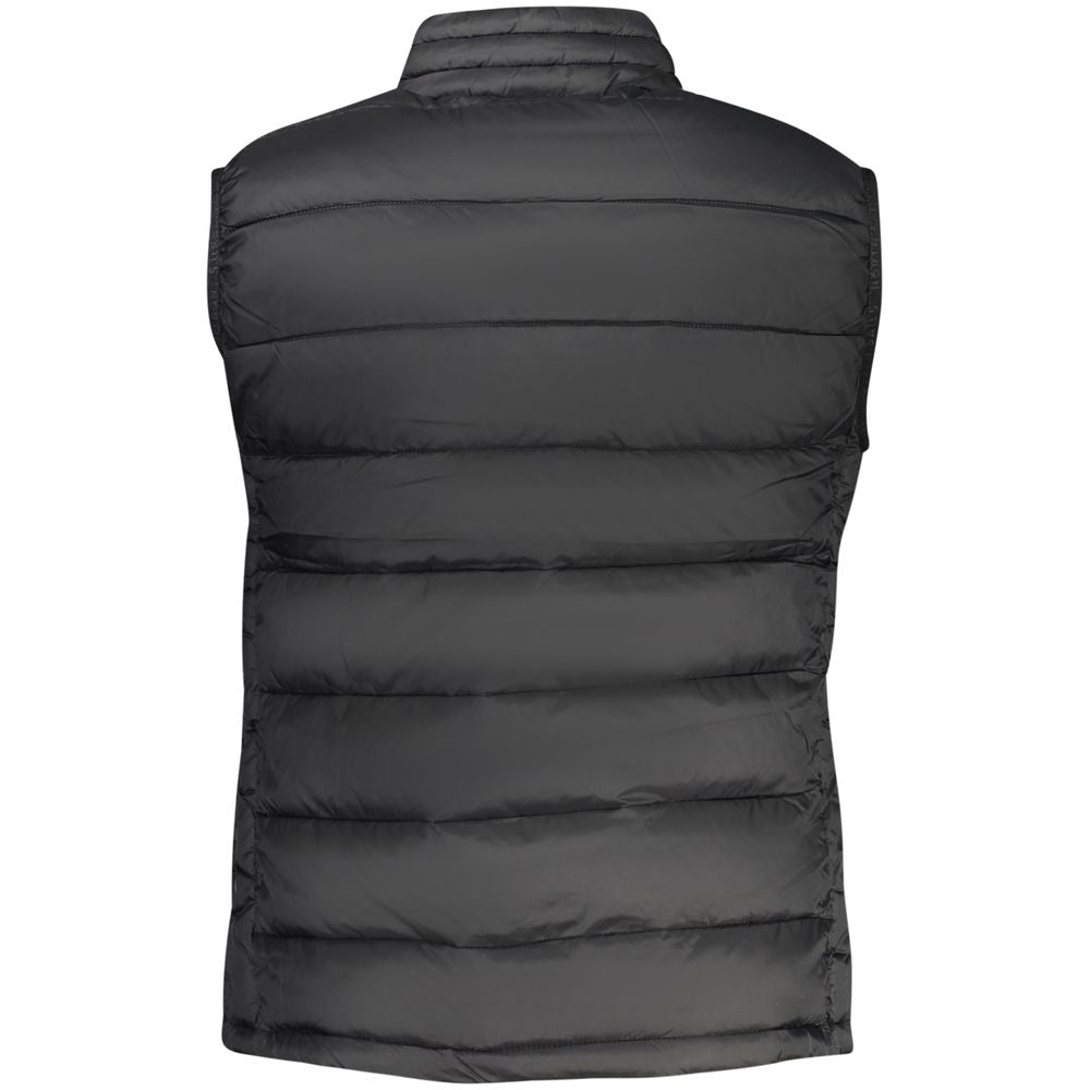 Black Polyester Women's Vest - ventzia
