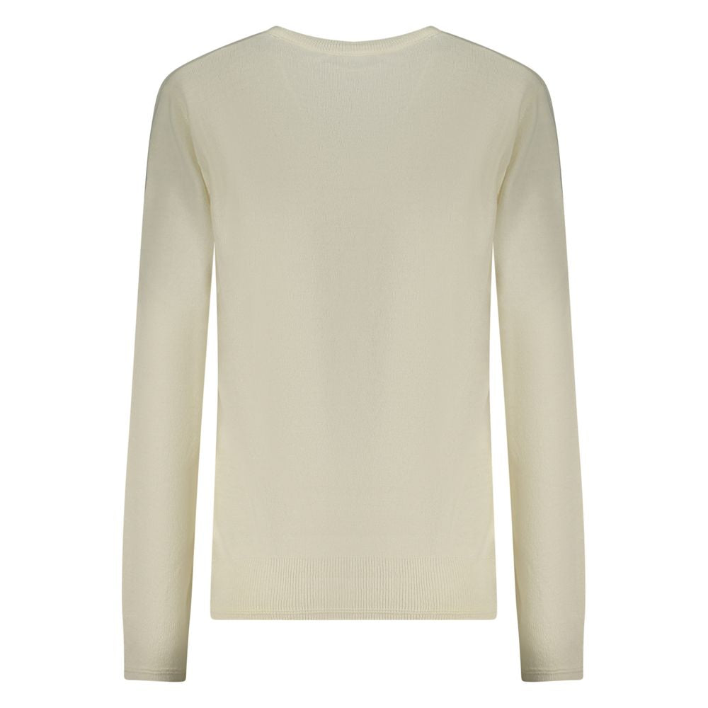 Bianco Poliammide Women Sweater - ventzia