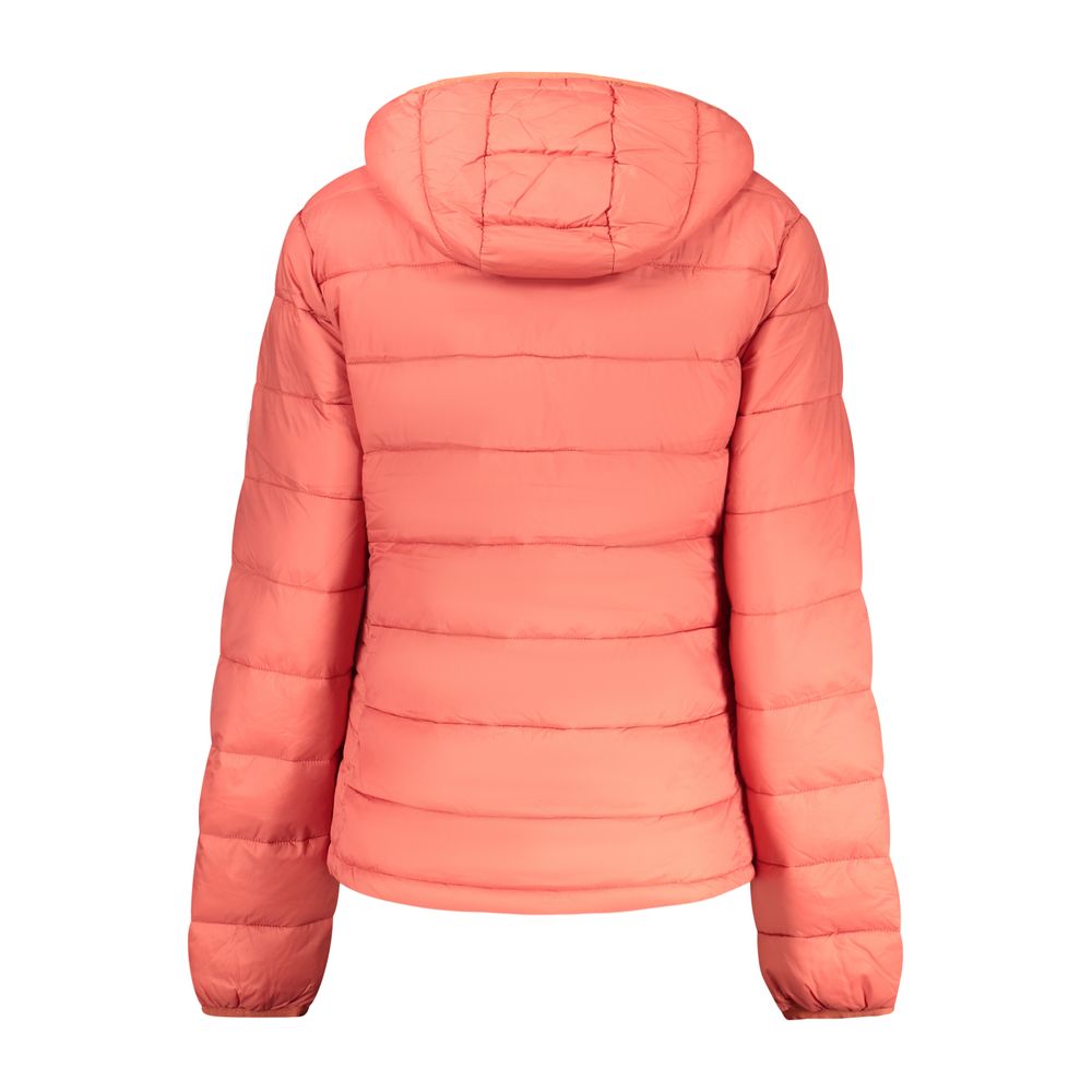 Red Polyester Women's Jacket - ventzia