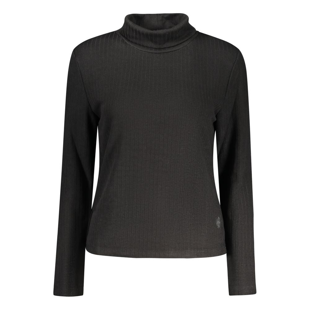 Black Polyester Women Sweater - ventzia