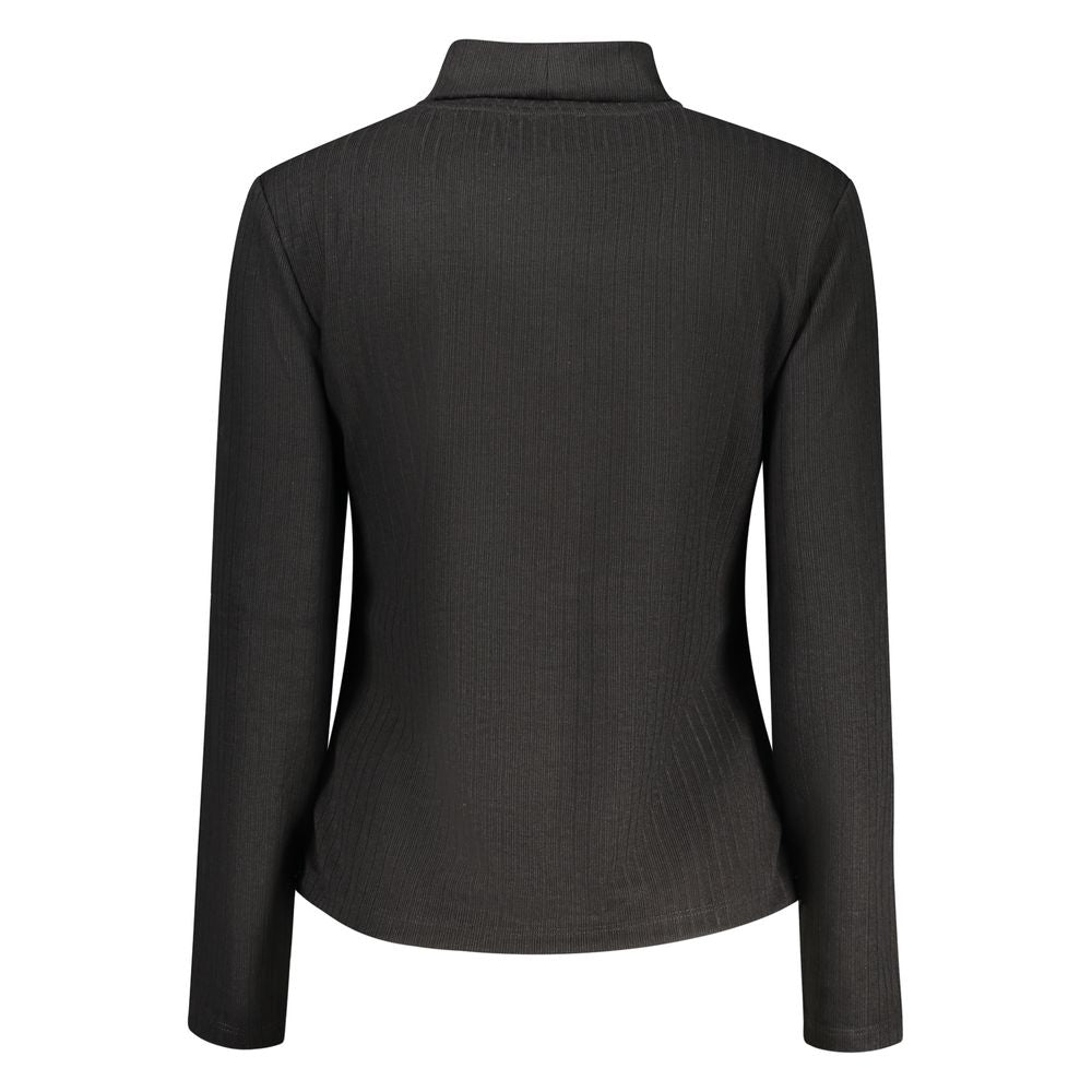 Black Polyester Women Sweater - ventzia