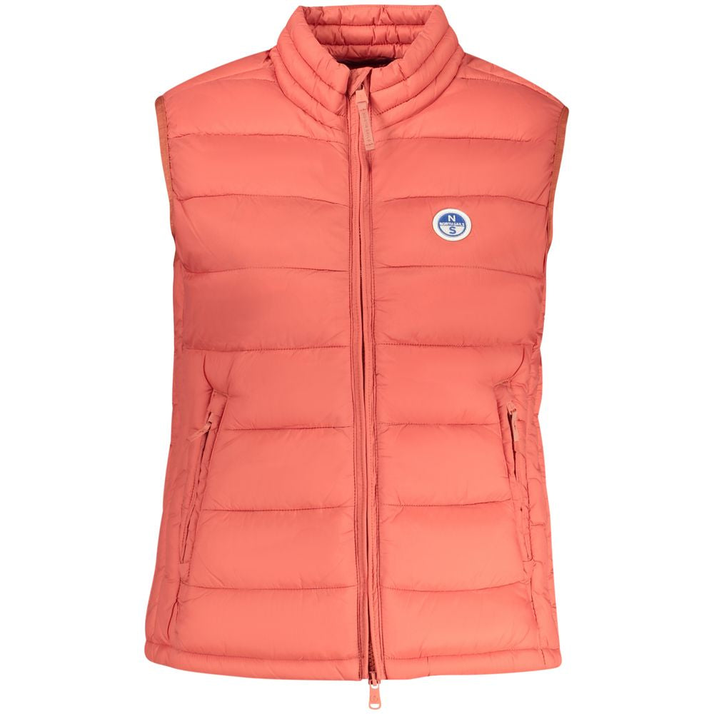 Rosso Polyester Women's Vest - ventzia