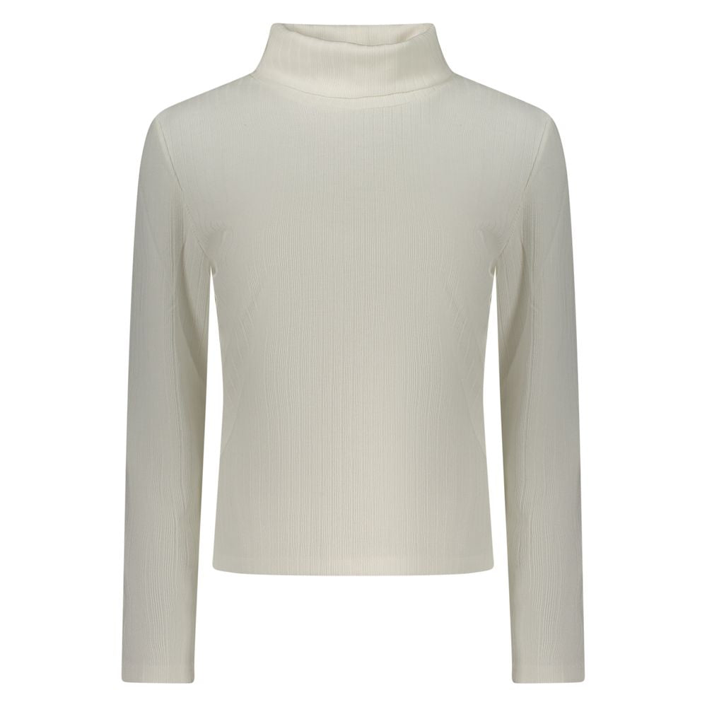 Bianco Polyester Women Sweater - ventzia