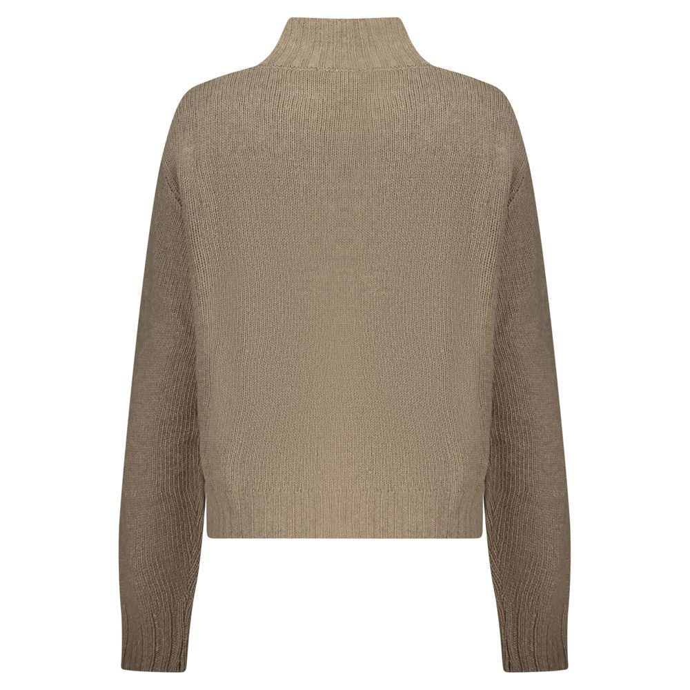 Marrone Poliammide Women Sweater - ventzia