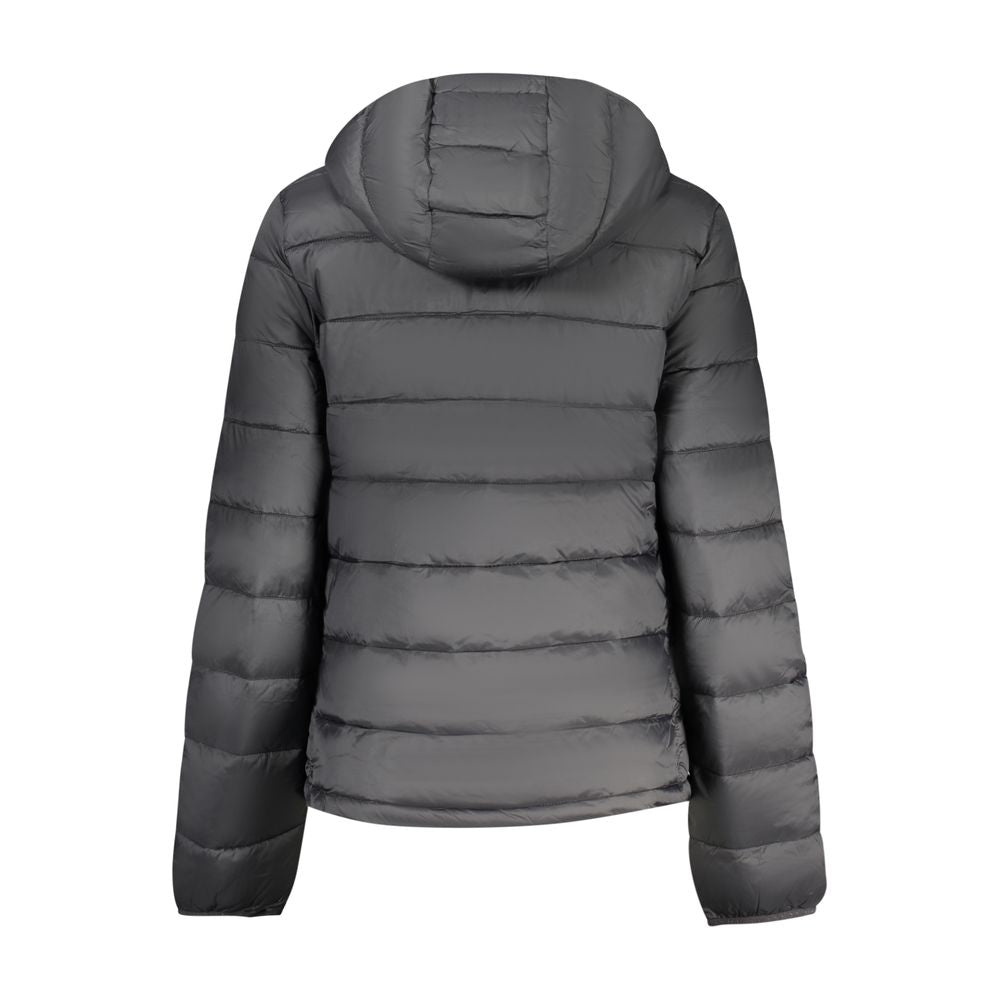 Black Polyester Women's Jacket - ventzia